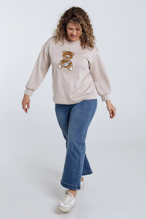 Sweater met een teddybeer-Paprika-9