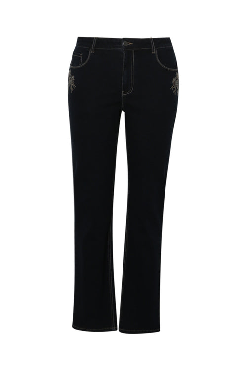 Rechte Mia jeans met borduursels-Paprika-10