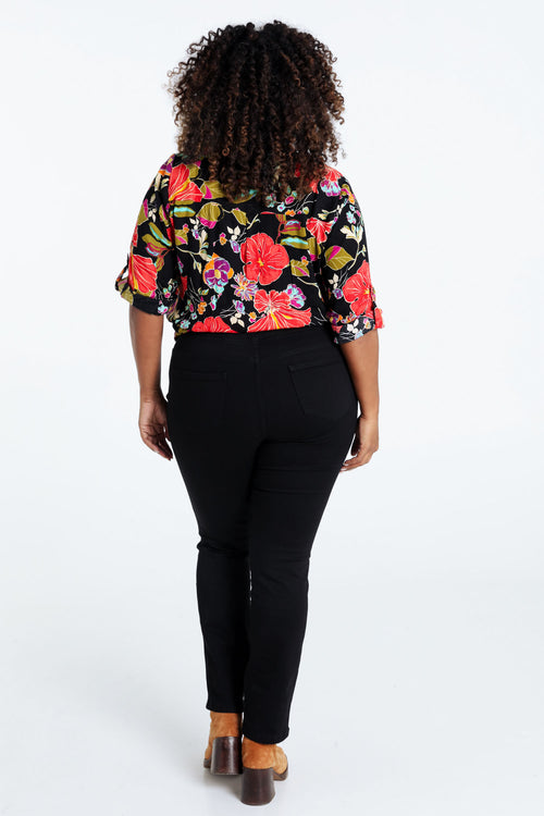 Slim, effen jegging 