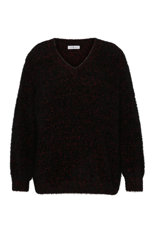 Pull maille pop-corn uni-Paprika-10