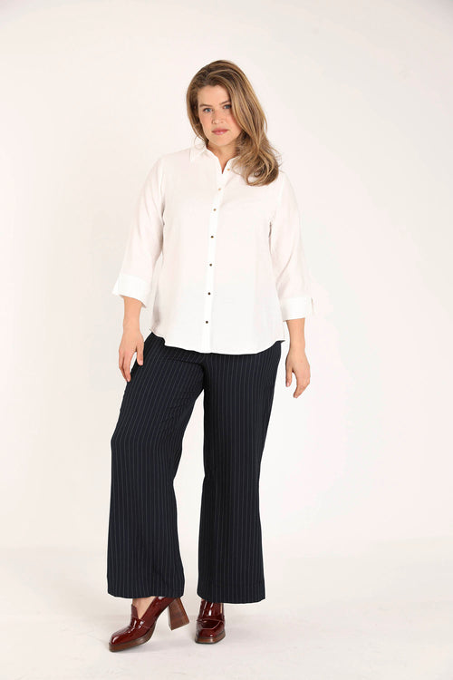 Effen viscose blouse-Paprika-9