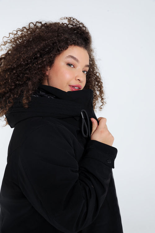 Parka met afneembare capuchon-Paprika-4