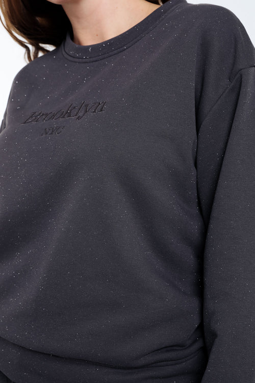 Sweatshirt pailleté-Paprika-4