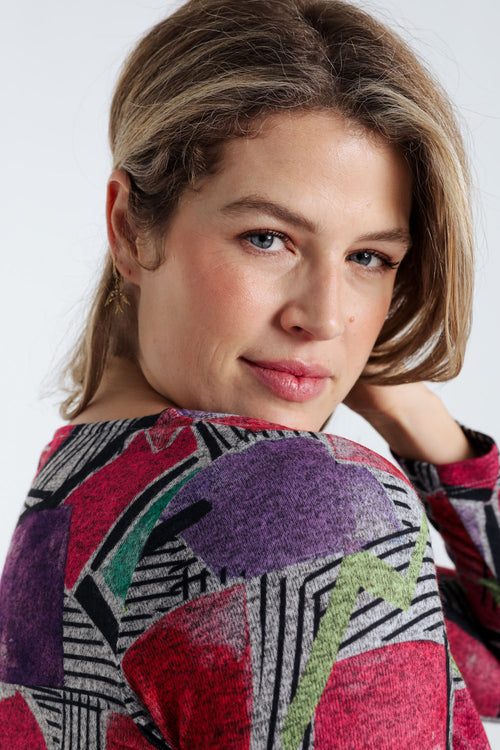 T-shirt imprimé graphique-Paprika-5