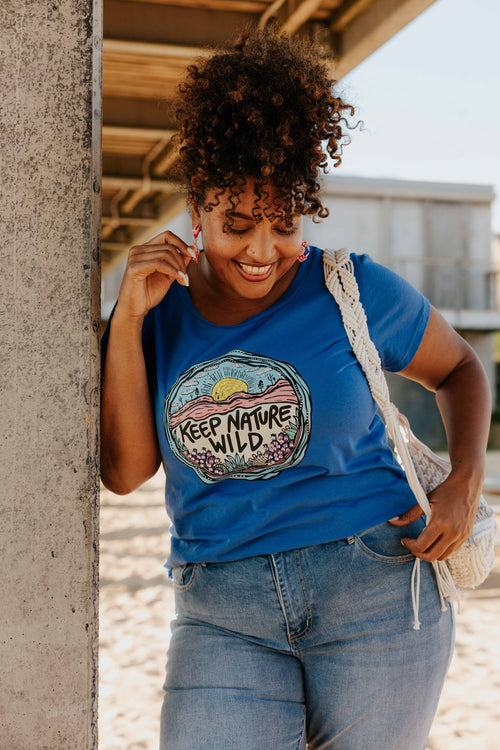 Katoenen T-shirt met print-Paprika-1