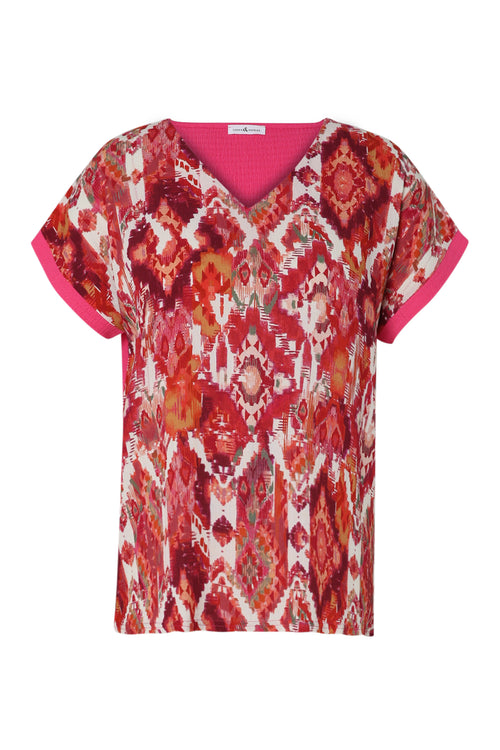 Etnisch bedrukt T-shirt-Paprika-10