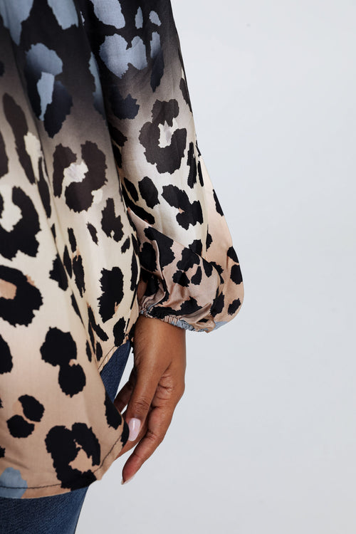 Viscose blouse met dierenprint-Paprika-5