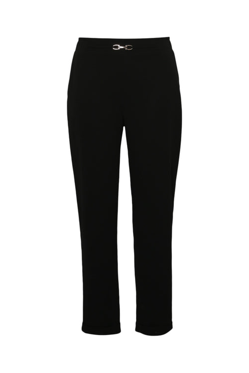 Effen broek met sierdetails-Paprika-7