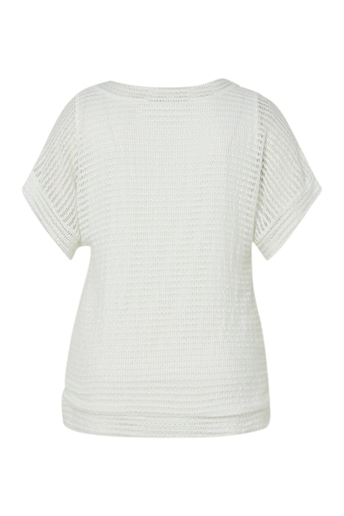 T-shirt met een enkelvoudige stof-Paprika-11