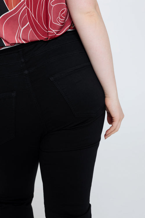 Effen slim 3/4-jegging 