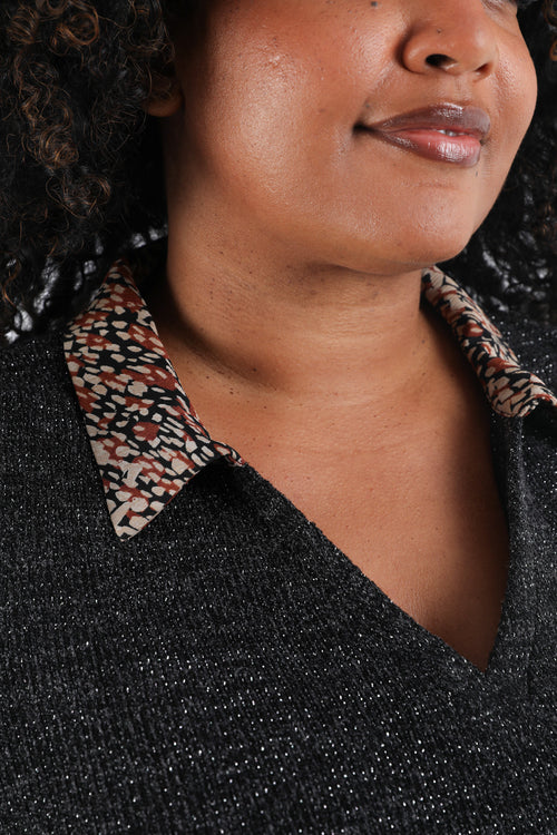 2-in-1 jurk met grafische print-Paprika-4