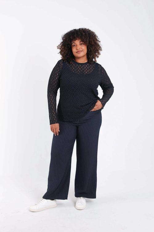 T-shirt en dentelle-Paprika-8