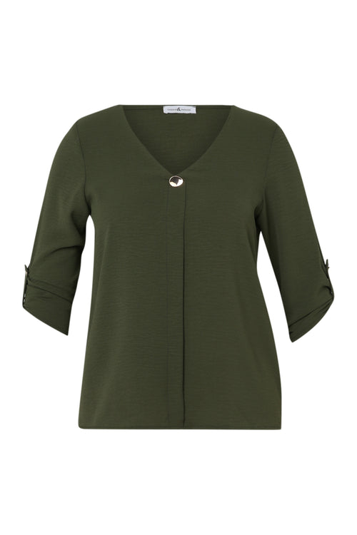 Effen blouse-Paprika-10