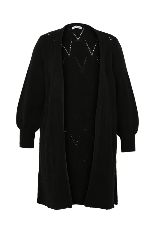 Lang effen vest-Paprika-10