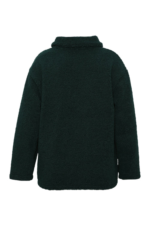 Manteau teddy uni-Paprika-9