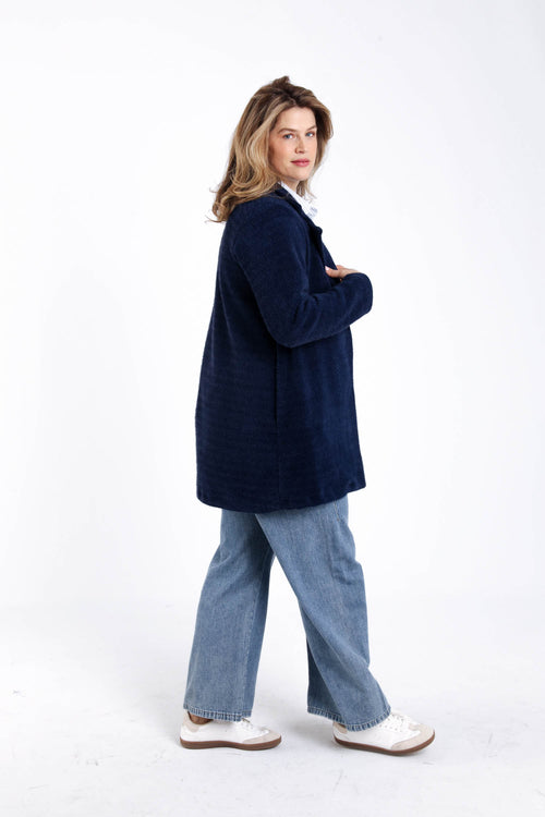 Manteau mi-long uni-Paprika-8