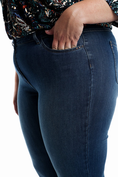 Rechte jeans Mia L32-Paprika-3
