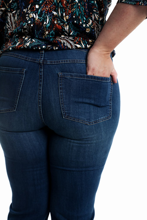 Rechte jeans Mia L32-Paprika-5