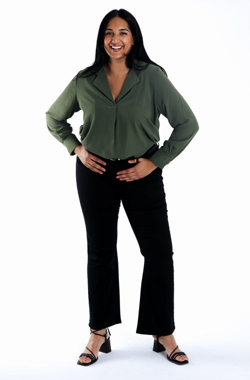 Pantalon bootcut Lara L 32-Paprika-5