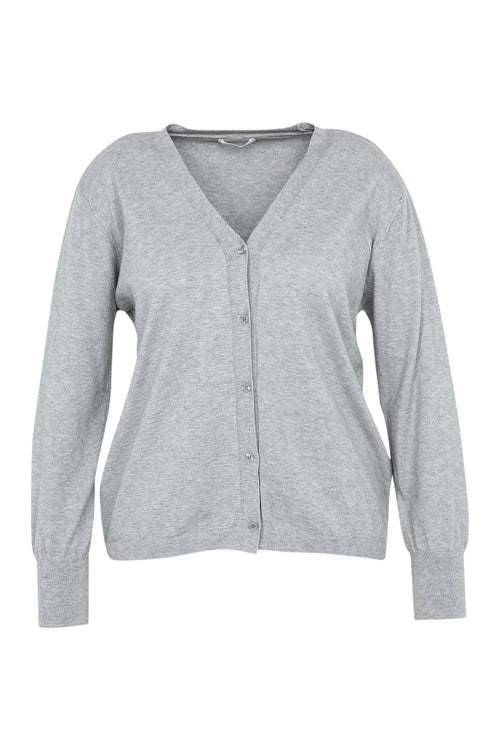 Effen cardigan-Paprika-10