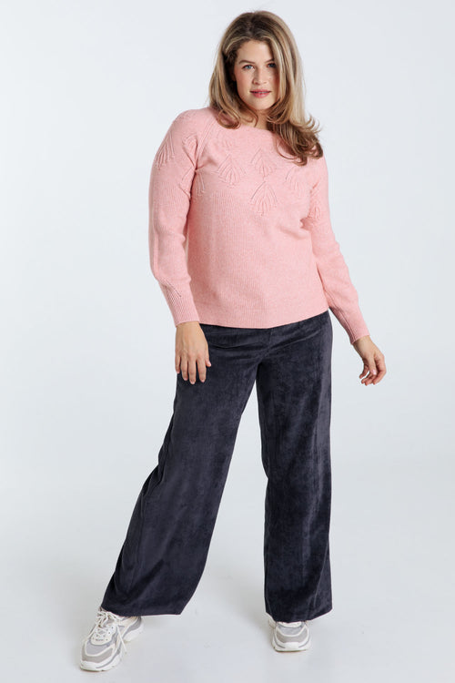 Trui met ronde hals-Paprika-7