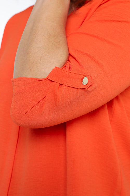 Effen blouse-Paprika-4