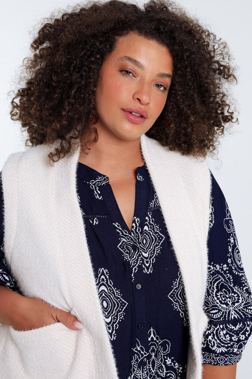 Mouwloos vest-Paprika-4