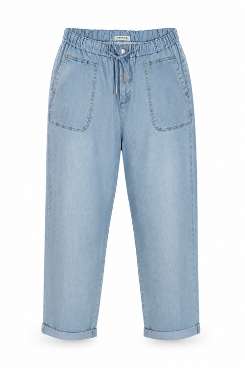 Chino broek in spijkerstof-Paprika-2