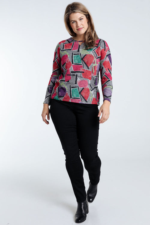 T-shirt imprimé graphique-Paprika-8