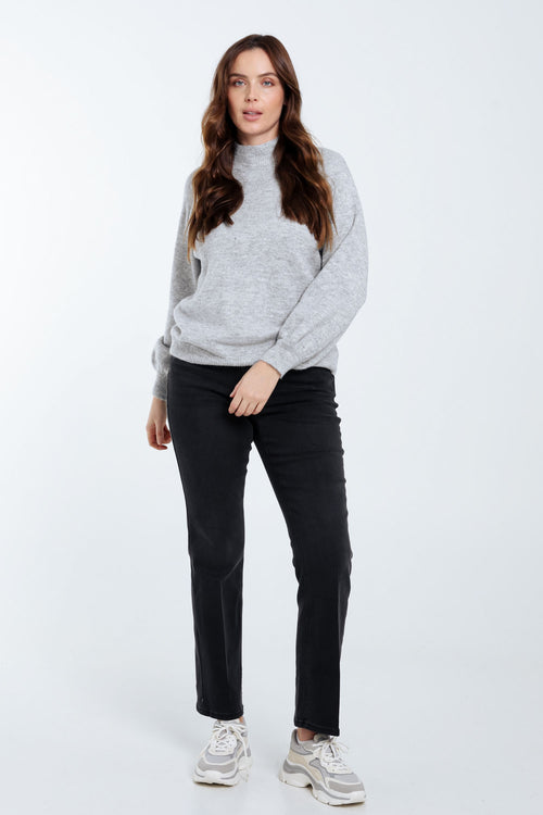 Effen trui met lurex-Paprika-8