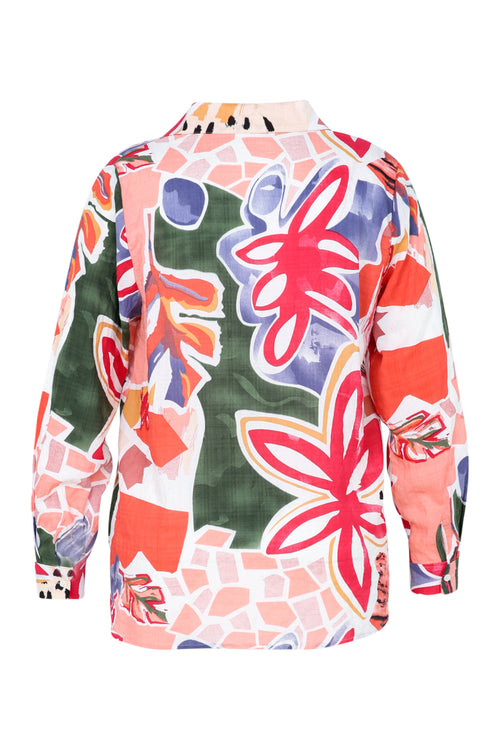 Chemise en coton-Paprika-11