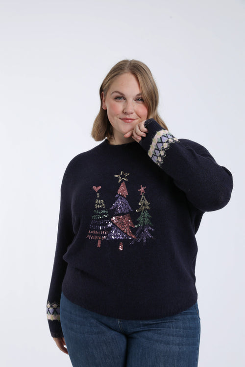 Marineblauw / 46/48-Paprika-1