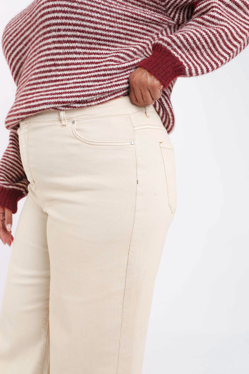 Jeans Elodie L32 effen-Paprika-6