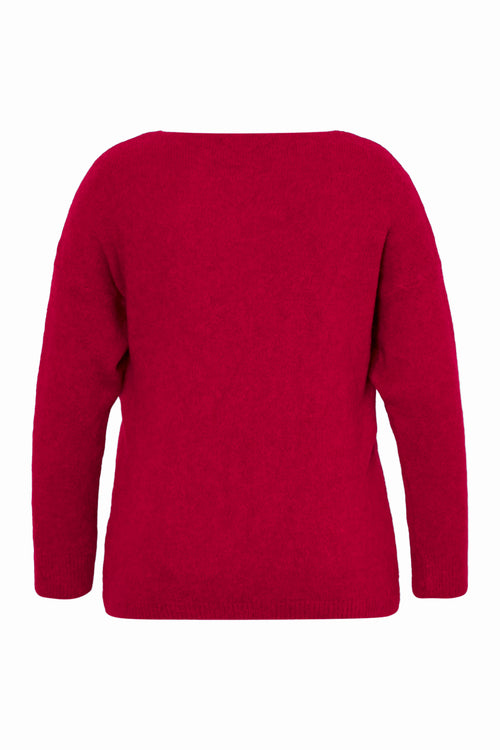 Pull avec alpaga uni-Paprika-9