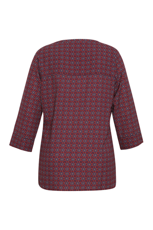 Blouse met grafische print-Paprika-2