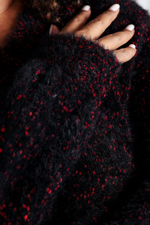 Pull maille pop-corn uni-Paprika-6