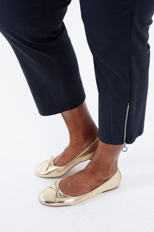 Uni 3/4 bengaline broek-Paprika-4