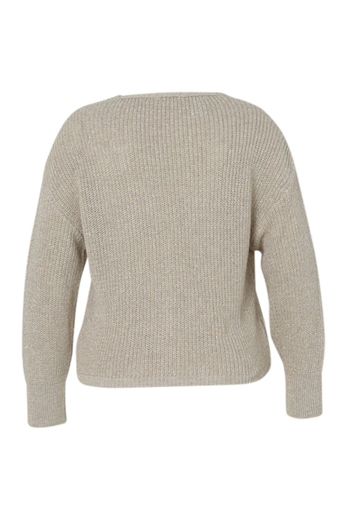Effen gebuttonde cardigan-Paprika-11