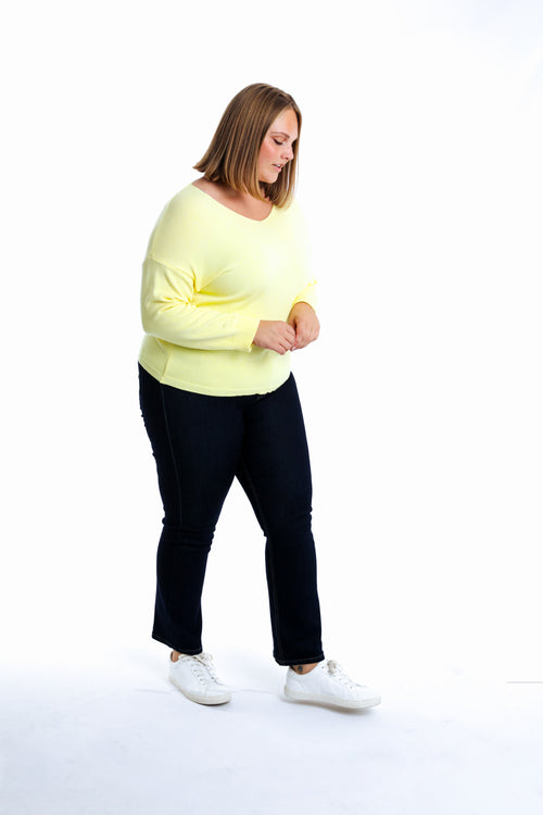 Pull en viscose uni-Paprika-7