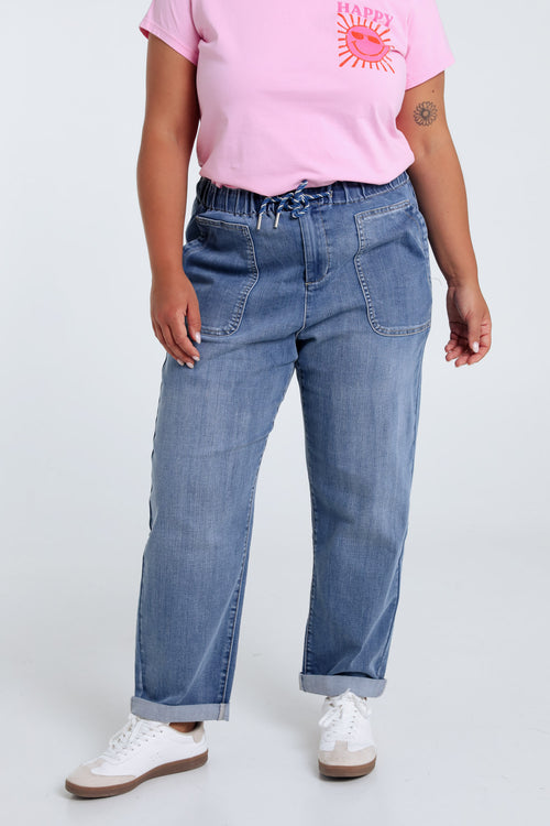 Chino broek in jeans-Paprika-1