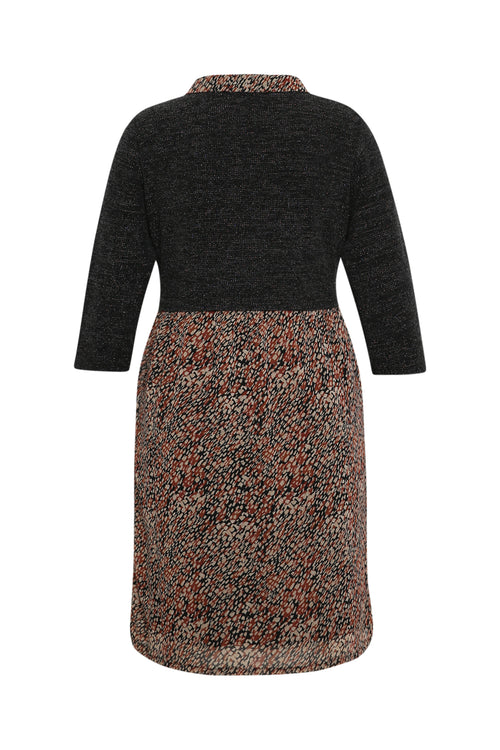 Robe 2 en 1 imprimé graphique-Paprika-9