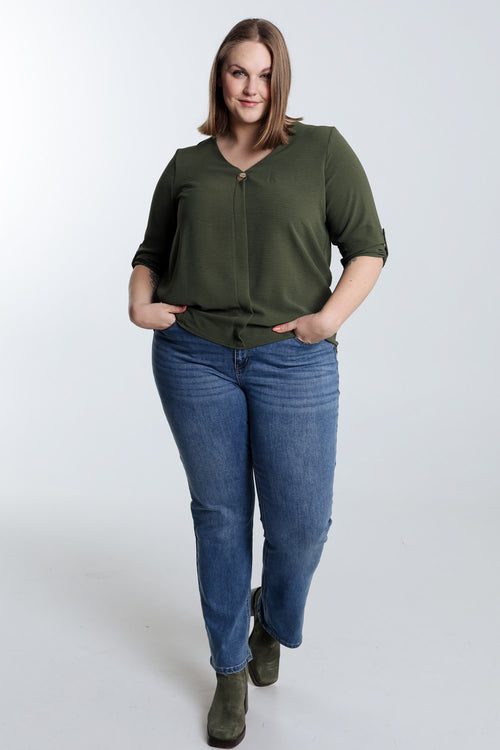 Effen blouse-Paprika-7