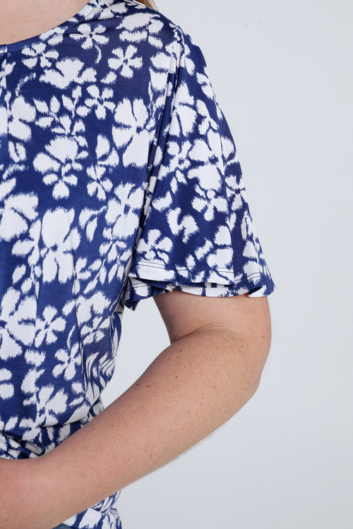 Bloemenprint T-shirt-Paprika-6