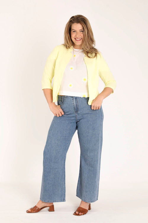 Veste en crêpe unie-Paprika-8