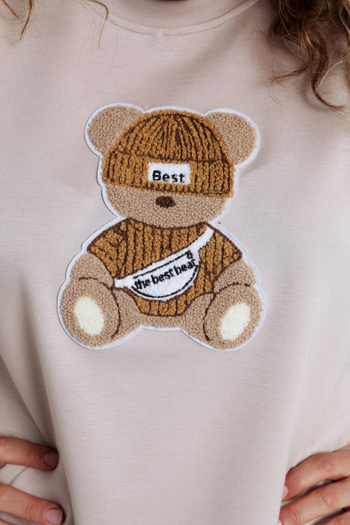 Sweater met een teddybeer-Paprika-6