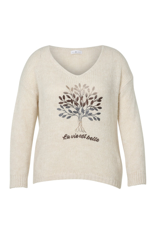 Trui met levensboomprint-Paprika-10