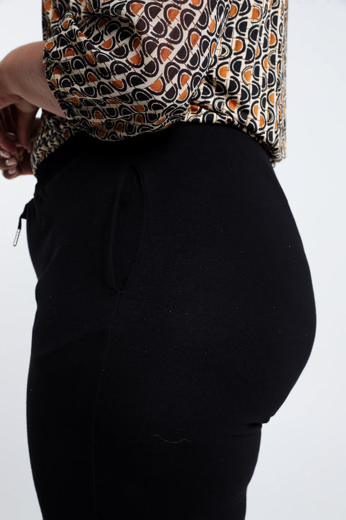 Training uni en viscose-Paprika-5