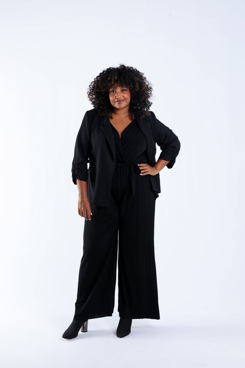 Blazer ample uni-Paprika-6