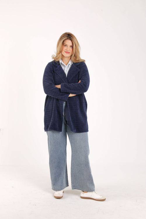 Manteau mi-long uni-Paprika-9