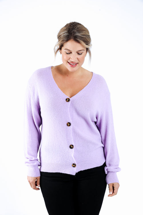 Effen cardigan-Paprika-2